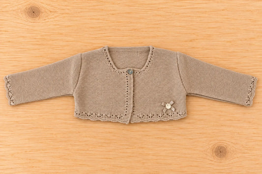 Rebeca corta - Beige