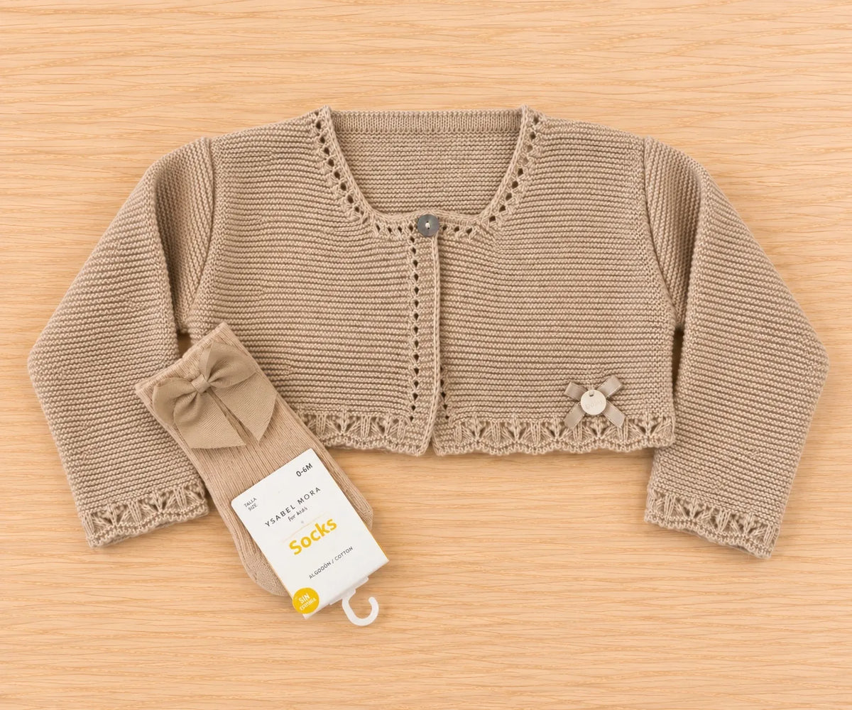 Rebeca corta - Beige