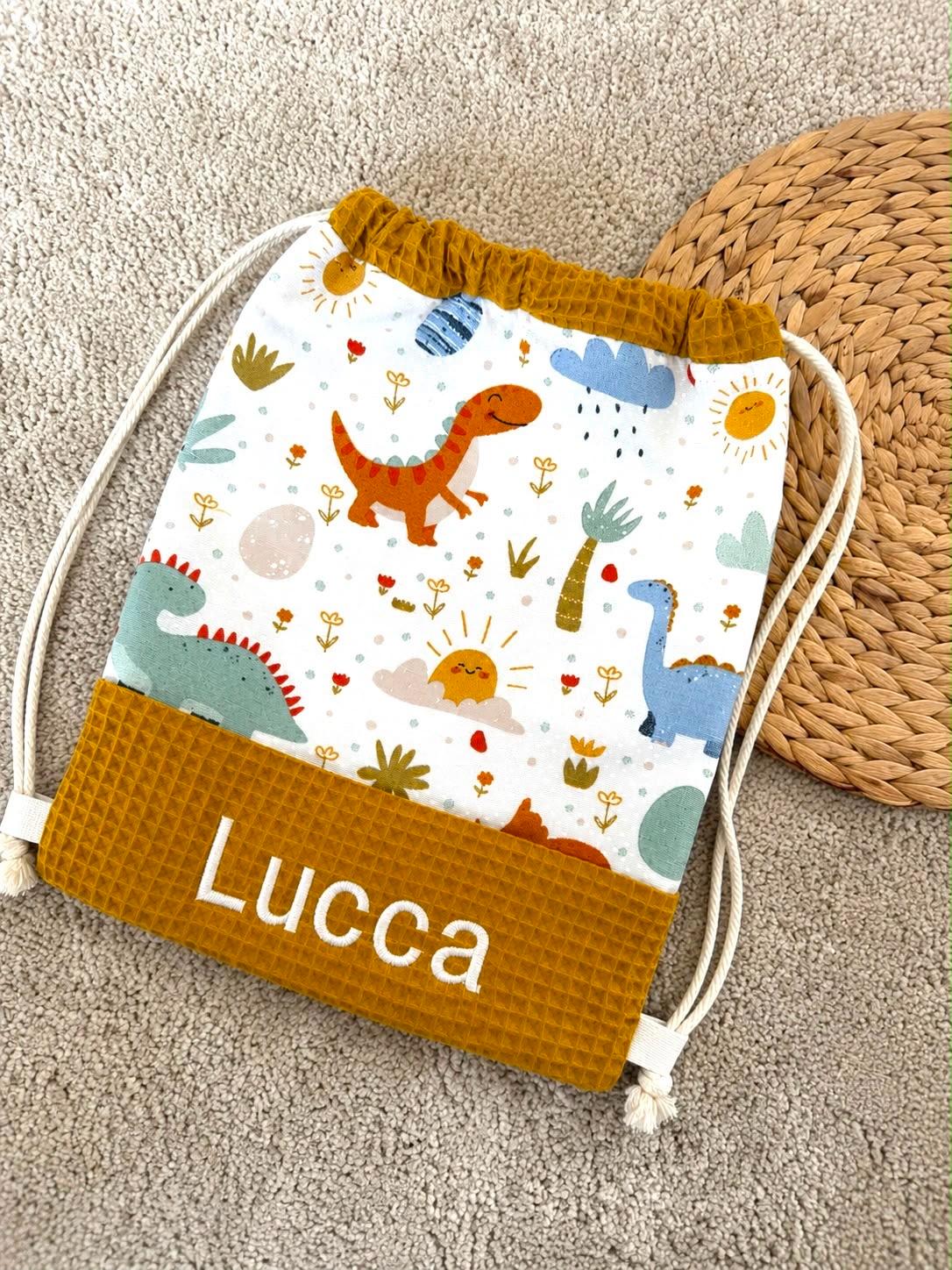 Mochila Cuerdas Dinosaurios
