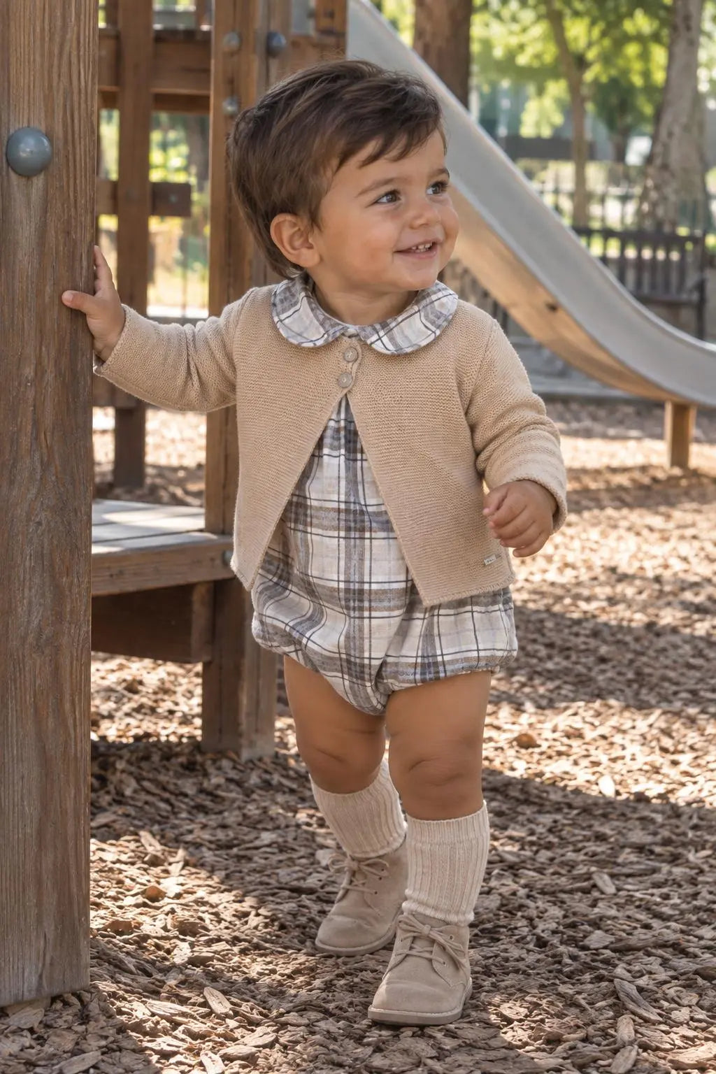 Rebeca larga - Beige