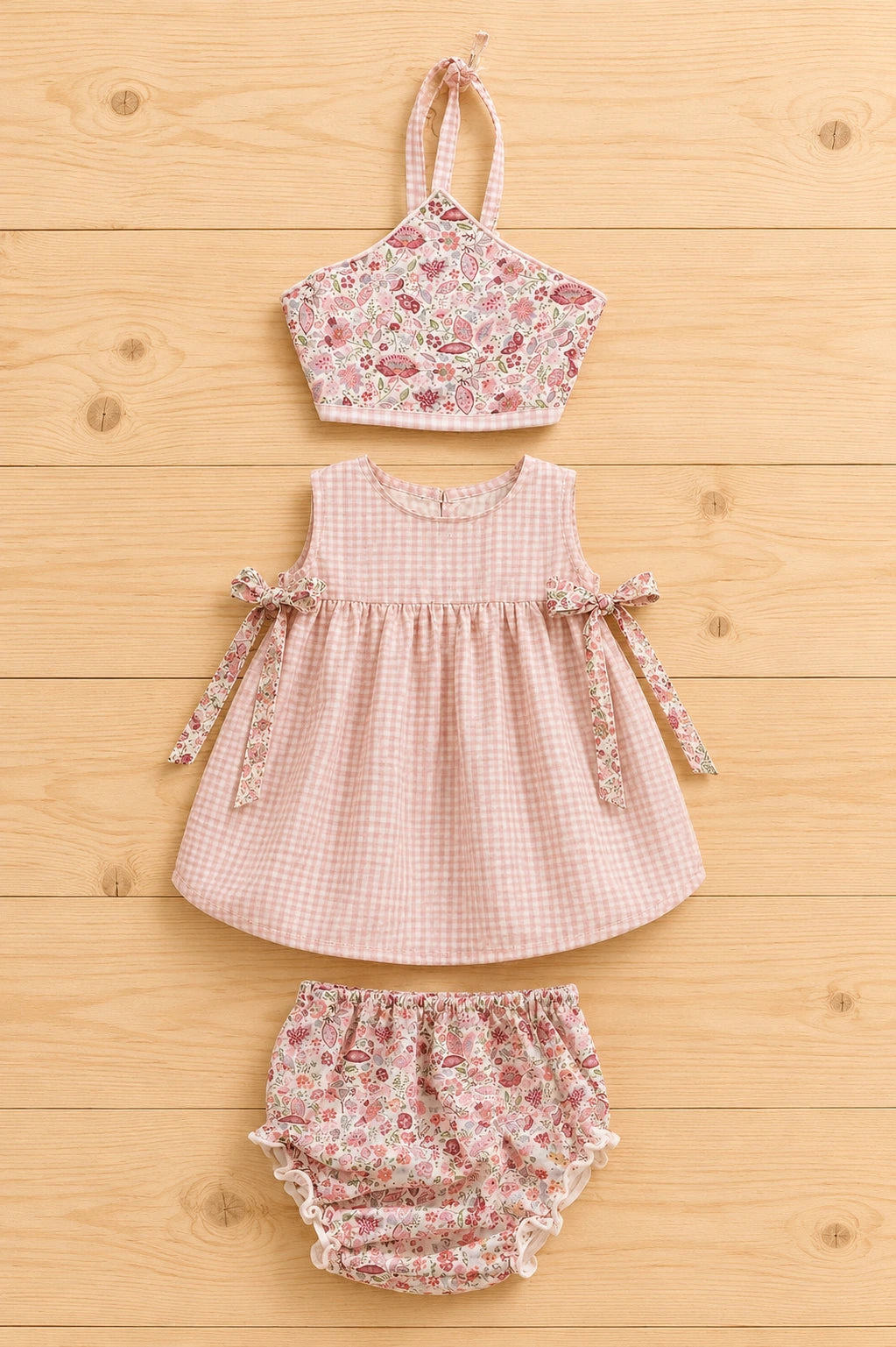 Vestido y Braguita Tropik Rosa