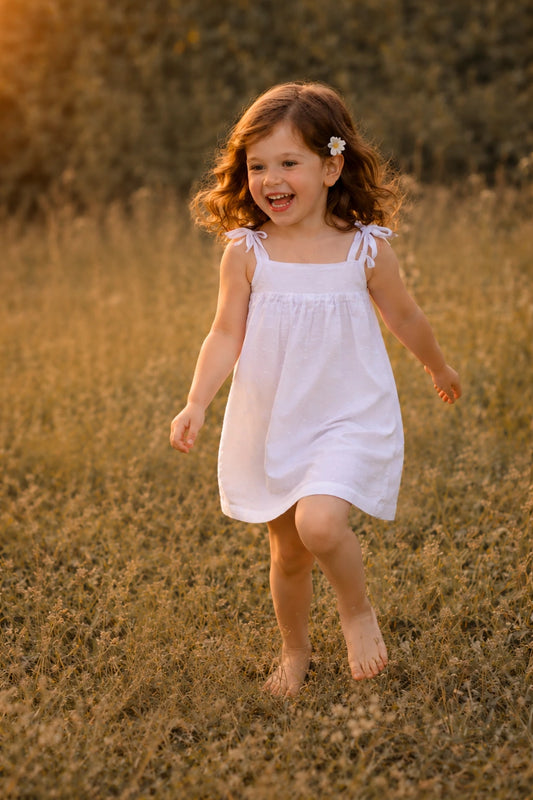 Vestido Plumeti Blanco