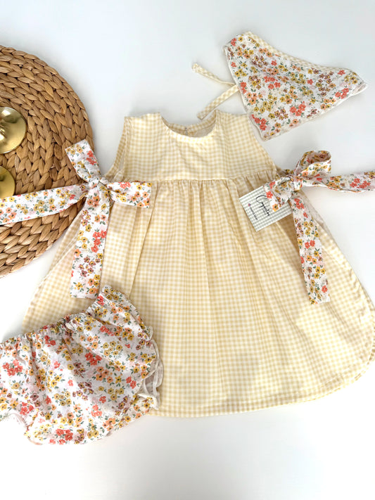 Vestido y Braguita Tropik Amarillo