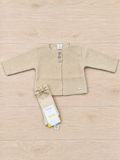 Rebeca larga - Beige